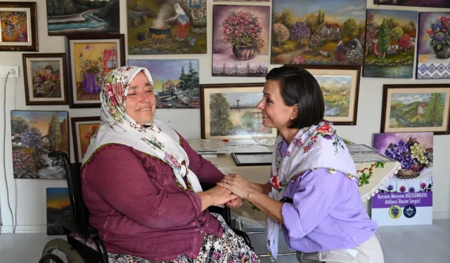 'Şalvarlı Ressam’a ziyaret