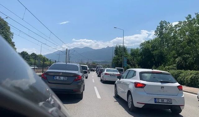 Trafik yoğunluğu yaşandı