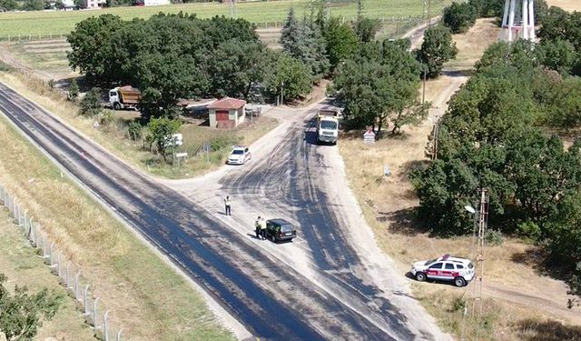 Edirne'de jandarma ekipleri havadan denetim yaptı