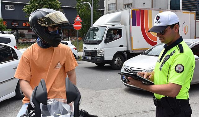 Motosiklet denetimleri sürüyor: 91 bin 317 TL cezai yazıldı