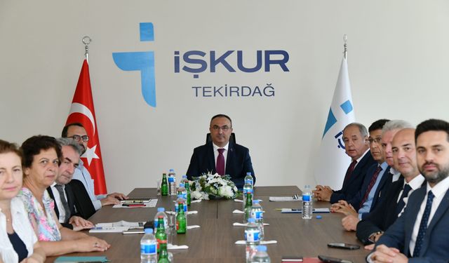 Tekirdağ’ın “Yıllık İşgücü Eğitim Planı” ele alındı