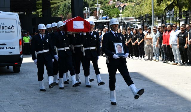 Polis Memuru Günay Vardar, son yolculuğuna uğurlandı