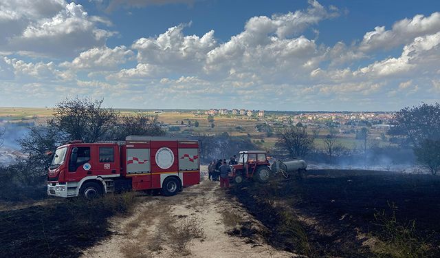 Tekirdağ itfaiyesi 911 yangına müdahale etti