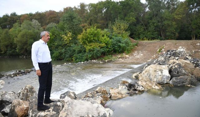 Edirne Valisi Sezer Tunca Nehri'nde incelemede bulundu