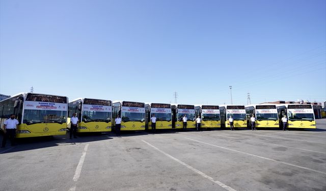 İBB'den kardeş şehre 10 otobüs bağışı