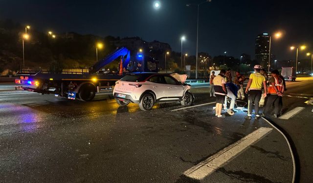 TEM Otoyolu'nda trafik kazası; 1 kişi hayatını kaybetti