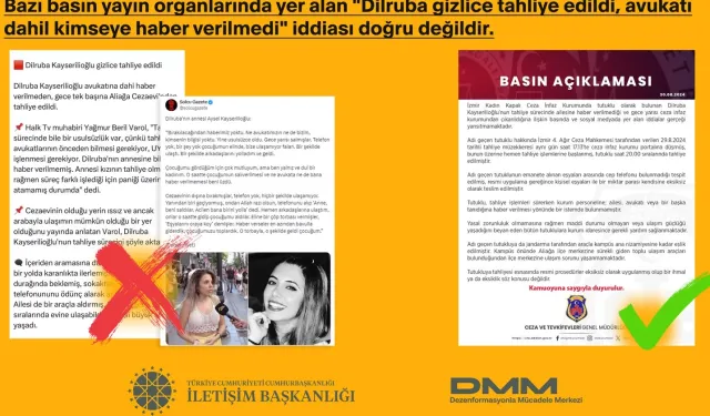 Dilruba gizlice tahliye mi edildi? Açıklama geldi...