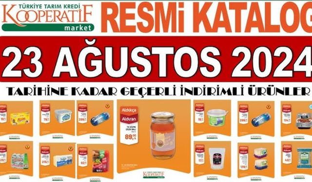 13-23 Ağustos 2024 Tarım Kredi Market aktüel kataloğu ürün fiyatları