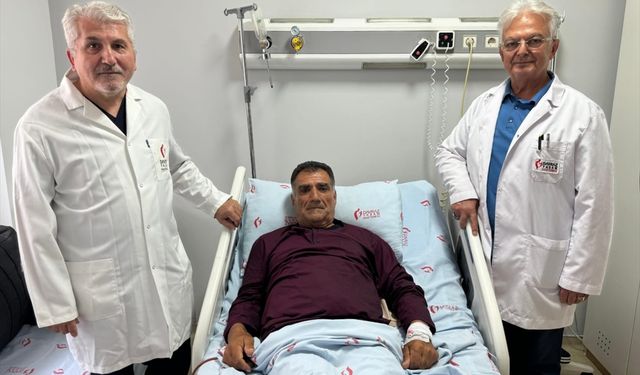 Karnından 8 kilogram tümör çıktı