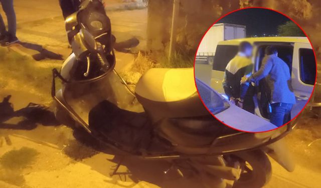 Çaldığı motosikletle polise kıskıvrak yakalandı