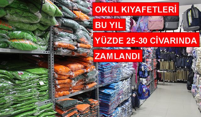 Çerkezköy’de velilerin okul kıyafeti telaşı başladı! İşte okul kıyafetlerinde fiyatlar…