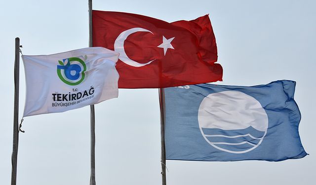 Tekirdağ Mavi Bayrak’ta Marmara’nın zirvesinde bulunuyor