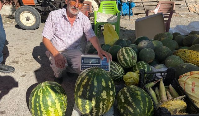 20 kilo 540 gramlık karpuz yetiştirdi