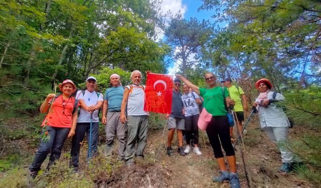 15 kilometrelik doğa yürüyüşü yapıldı