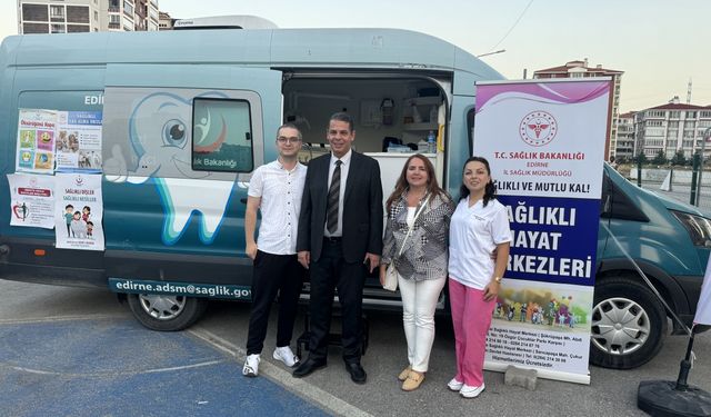 Çocuklara diş taraması yapıldı