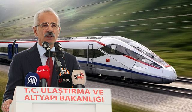 Bakan Uraloğlu, hızlı tren hakkında konuştu: Halkalı-Kapıkule arası 1,5 saate düşecek