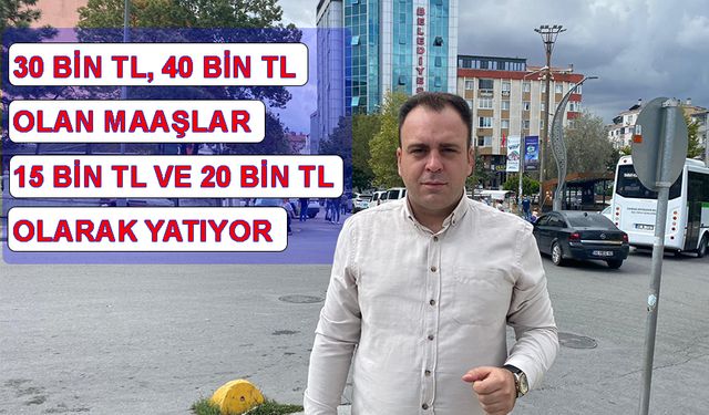 Tarcan’dan Kapaklı Belediyesi çalışanlarının eksik maaş aldığı iddiası