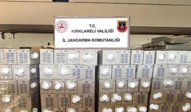 23,5 ton sahte temizlik malzemesi ile 131 sülük ele geçirildi