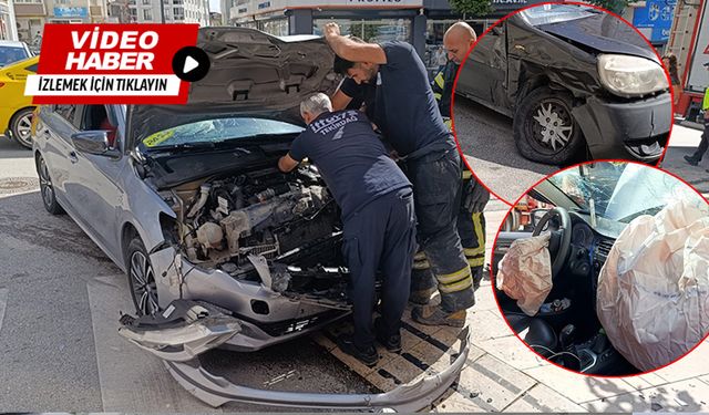 Çerkezköy’de feci kaza: 2 kişi yaralı