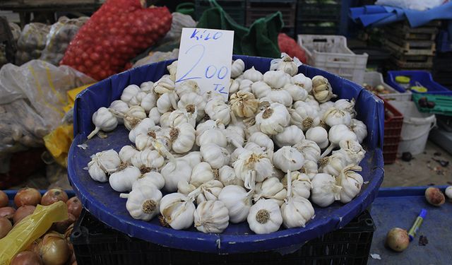 Çerkezköy’de sarımsak fiyatı dudak uçuklatıyor