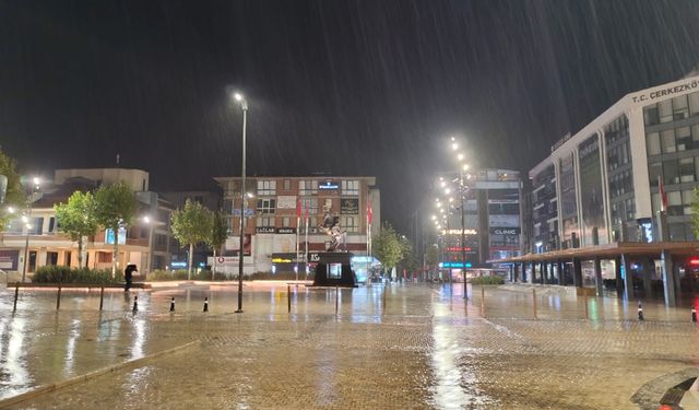 Beklenen yağmur geldi…