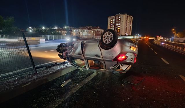 Kapaklı'da feci kaza:1 yaralı