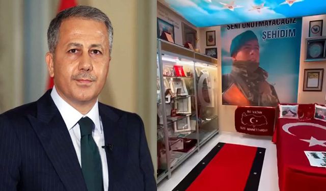 İçişleri Bakanı Ali Yerlikaya’dan şehit Dinçer Ersoy paylaşımı