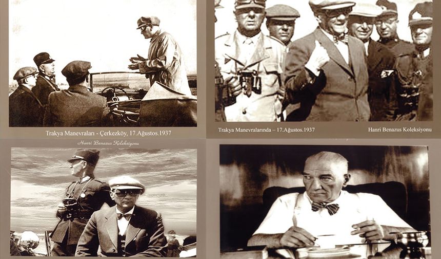 Büyük Önder Atatürk'ün Çerkezköy fotoğrafları