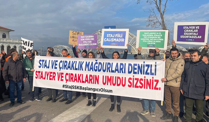 Staj ve Çıraklık Mağdurları İstanbul’da Buluşuyor