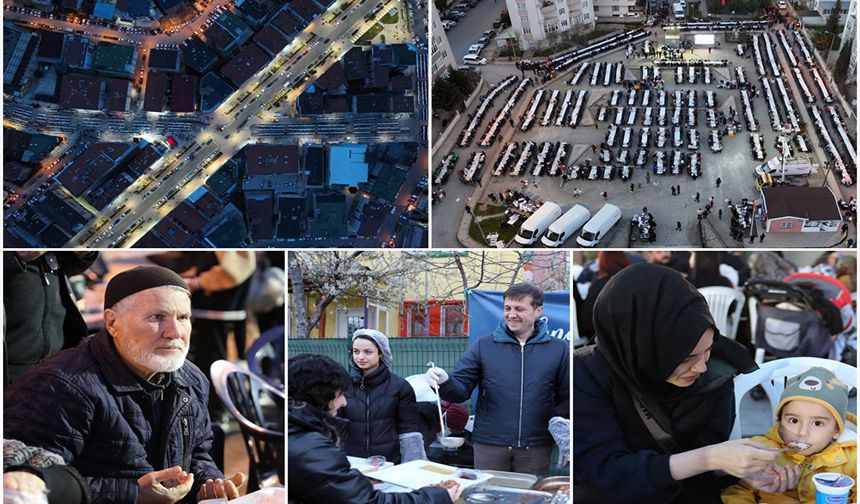 Çerkezköy Belediyesi’nin mahalle iftarları tamamlandı