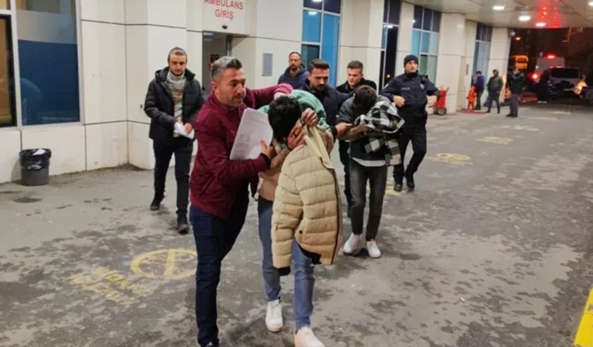 Çerkezköy’de 2 polis memurunu yaralayan 5 kişi gözaltına alındı