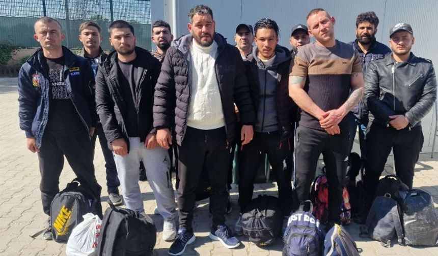 11 düzensiz göçmen yakalandı!