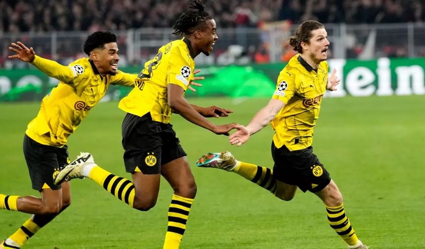 Nefes kesen maçta yarı finalist Dortmund oldu