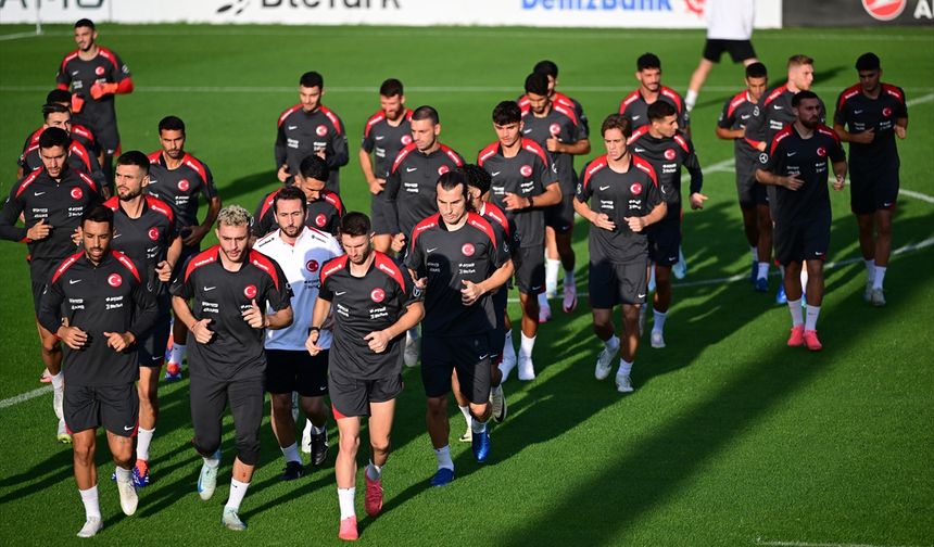 A Milli Futbol Takımı hazırlıklara başladı