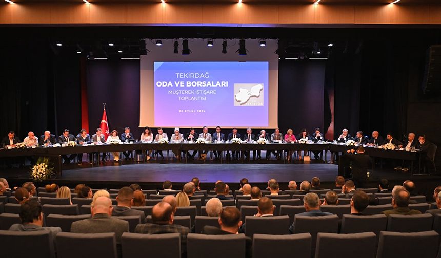 Oda ve borsaların müşterek istişare toplantısı gerçekleştirdi